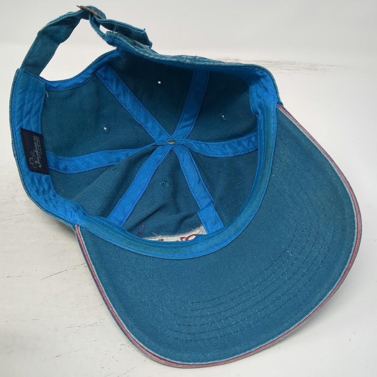 Jacobson Baseball Cap Blue One Size Okoboji Embroidery Slideback Iowa Lake Hat