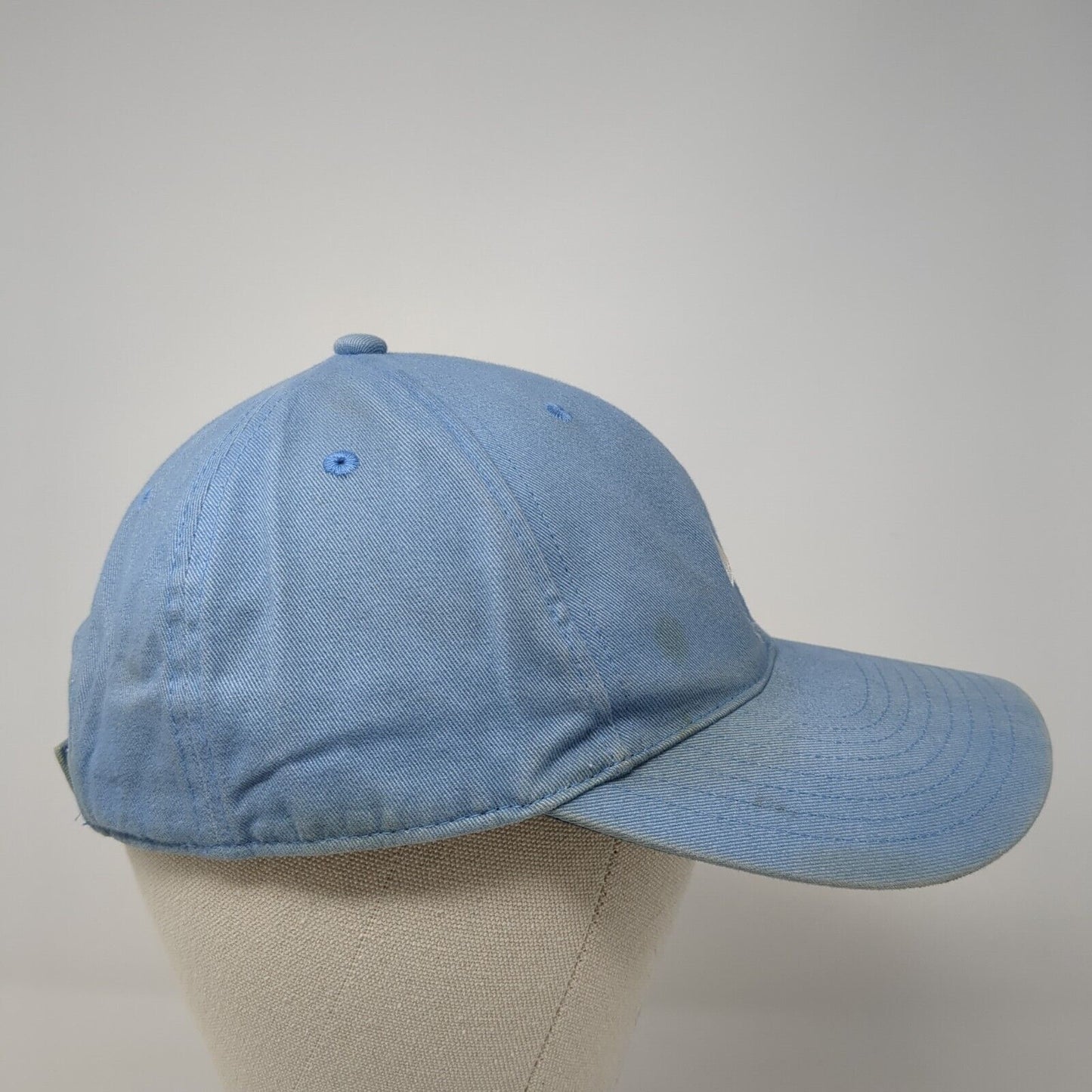 Nike Strapback Hat Blue One Size Adjustable Embroidered Swoosh Just Do It Cotton