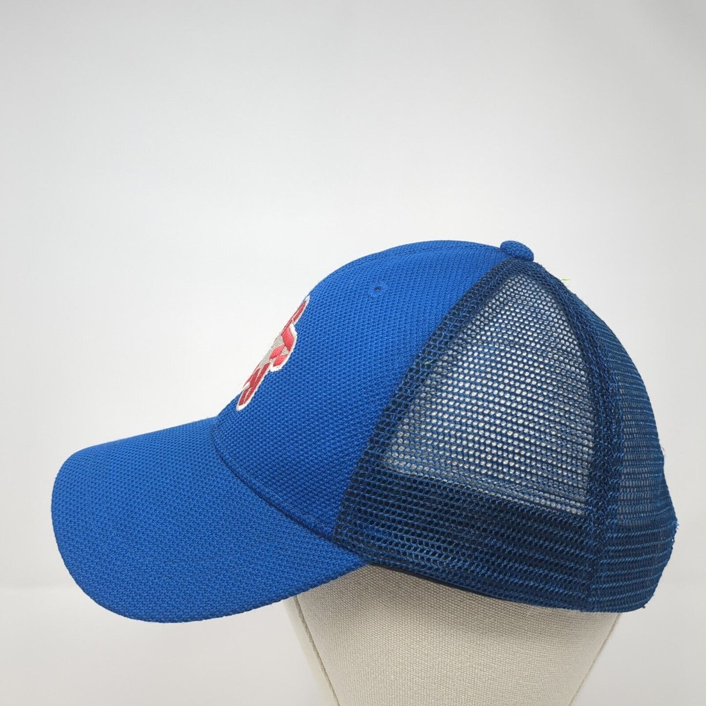 Republic Services Snapback Trucker Hat Blue OS Adjustable Embroidered Mesh Back