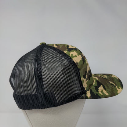 Mission43 Snapback Trucker Hat Camouflage One Size Adjustable Mesh Back 6 Panel
