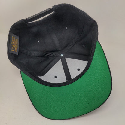 Suforia Snapback Hat Black One Size Embroidered Adjustable Yupoong