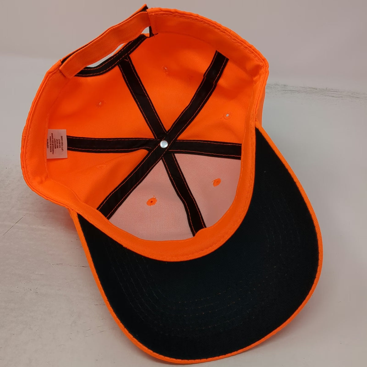 RedHead Baseball Cap Orange One Size Hook Loop Strapback Hunting Safety Hat