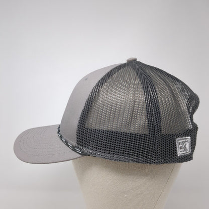 YR Idaho Snapback Trucker Hat Gray One Size Adjustable Embroidered Rope The Game