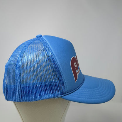 Otto Trucker Hat Blue One Size Severino Pasta Company Mesh Foam Snapback Graphic