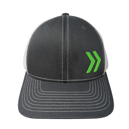 Richardson Snapback 112 Trucker Hat Gray One Size Adjustable Mesh Back 6 Panel