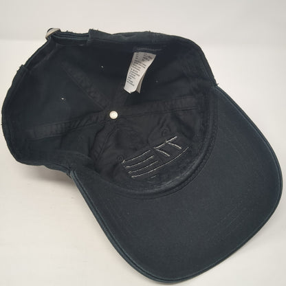 77 Flag Slideback Baseball Cap Black OS Adjustable Patriotic American Eagle