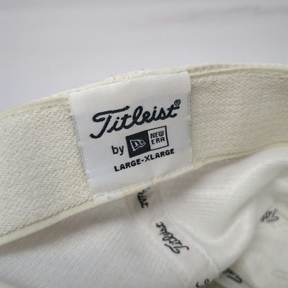 New Era Baseball Cap White XL Titleist Pro V1 FJ Golf Waffle Stretch Fit Hat