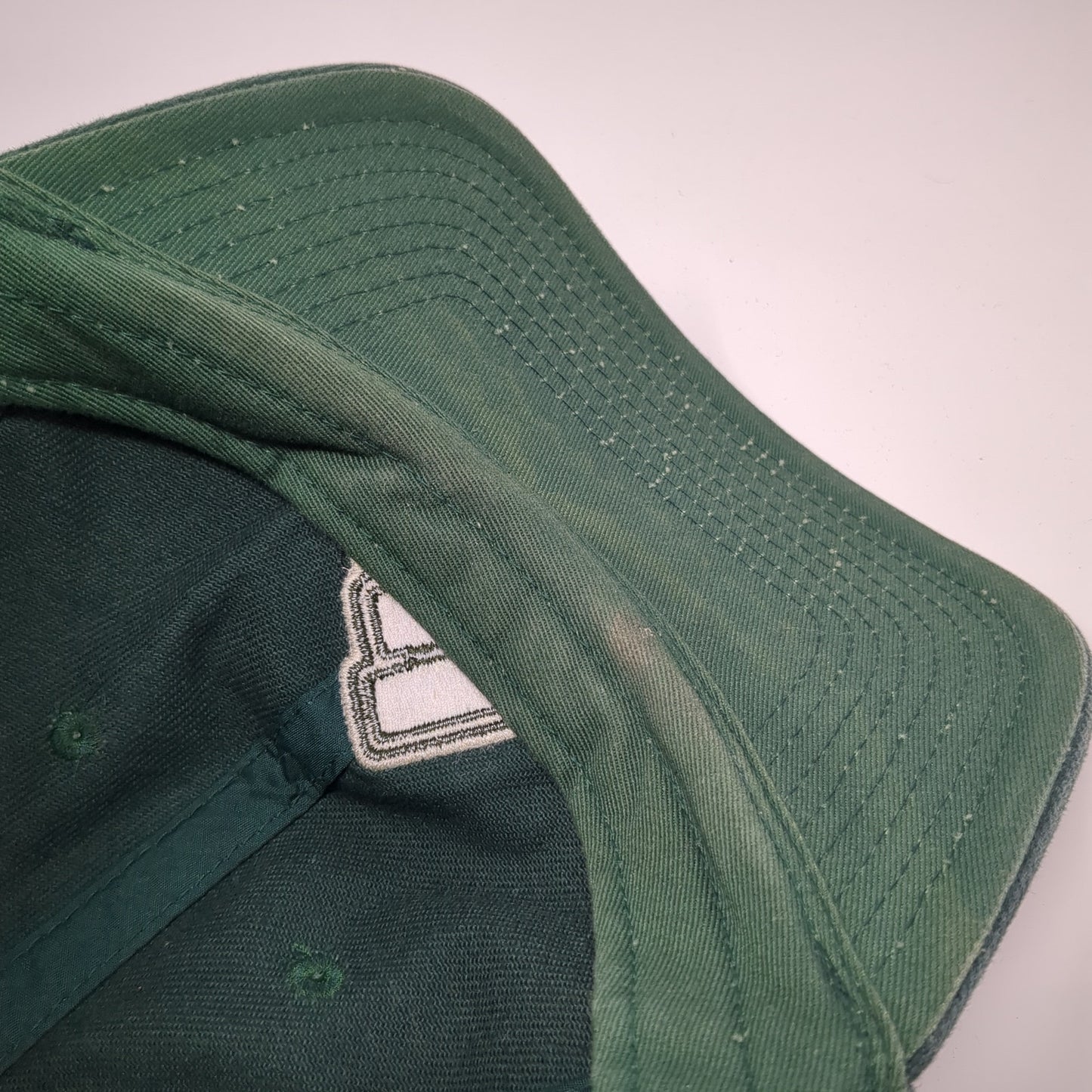 Adidas Strapback Baseball Cap Green One Size Adjustable Embroidered 6 Panel