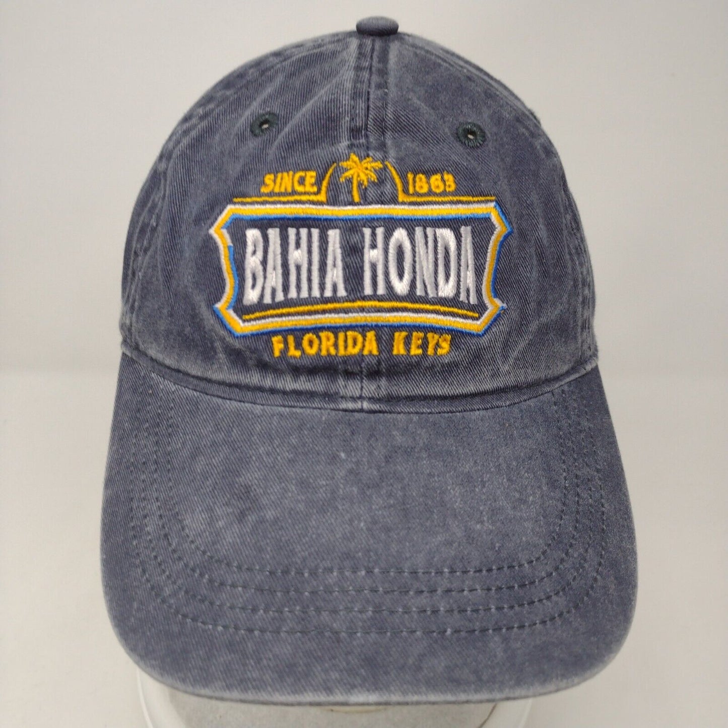 Bahia Honda Florida Keys Since 1863 Strapback Hat Blue OSFA Adjustable Ouray