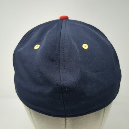 Under Armour Baseball Cap Blue Red M Hat AS Star Logo Fitted Stretch Athletic
