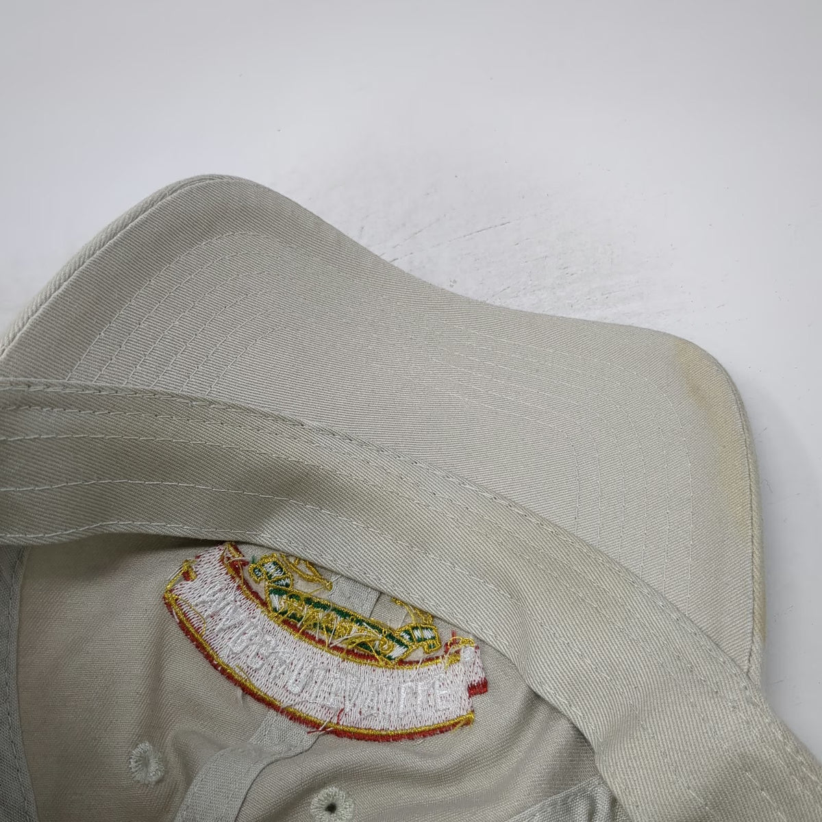 Margaritaville Baseball Cap Beige One Size Tequila Palm Tree Slideback Hat Logo