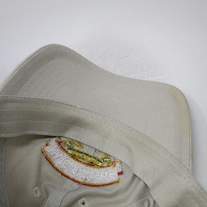Margaritaville Baseball Cap Beige One Size Tequila Palm Tree Slideback Hat Logo