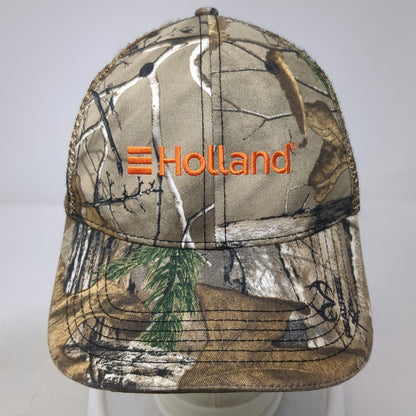 The Corporate Thread Trucker Hat Brown OSFM Realtree Camo Snapback Holland 1935