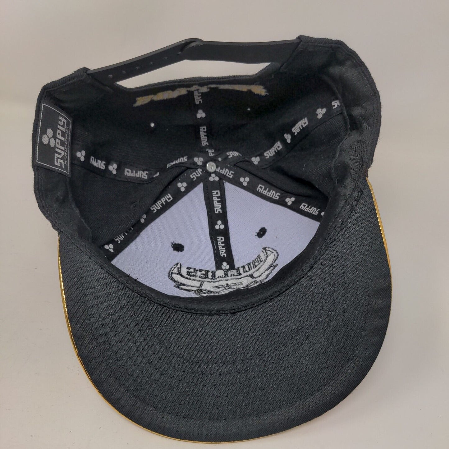 Bullies Snapback Hat Multicolor OSFA Adjustable Embroidered 6 Panel Supply