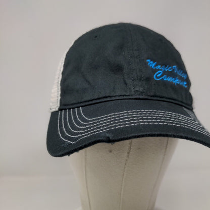 Magic Valley Compost Strapback Trucker Hat Black One Size Adjustable District