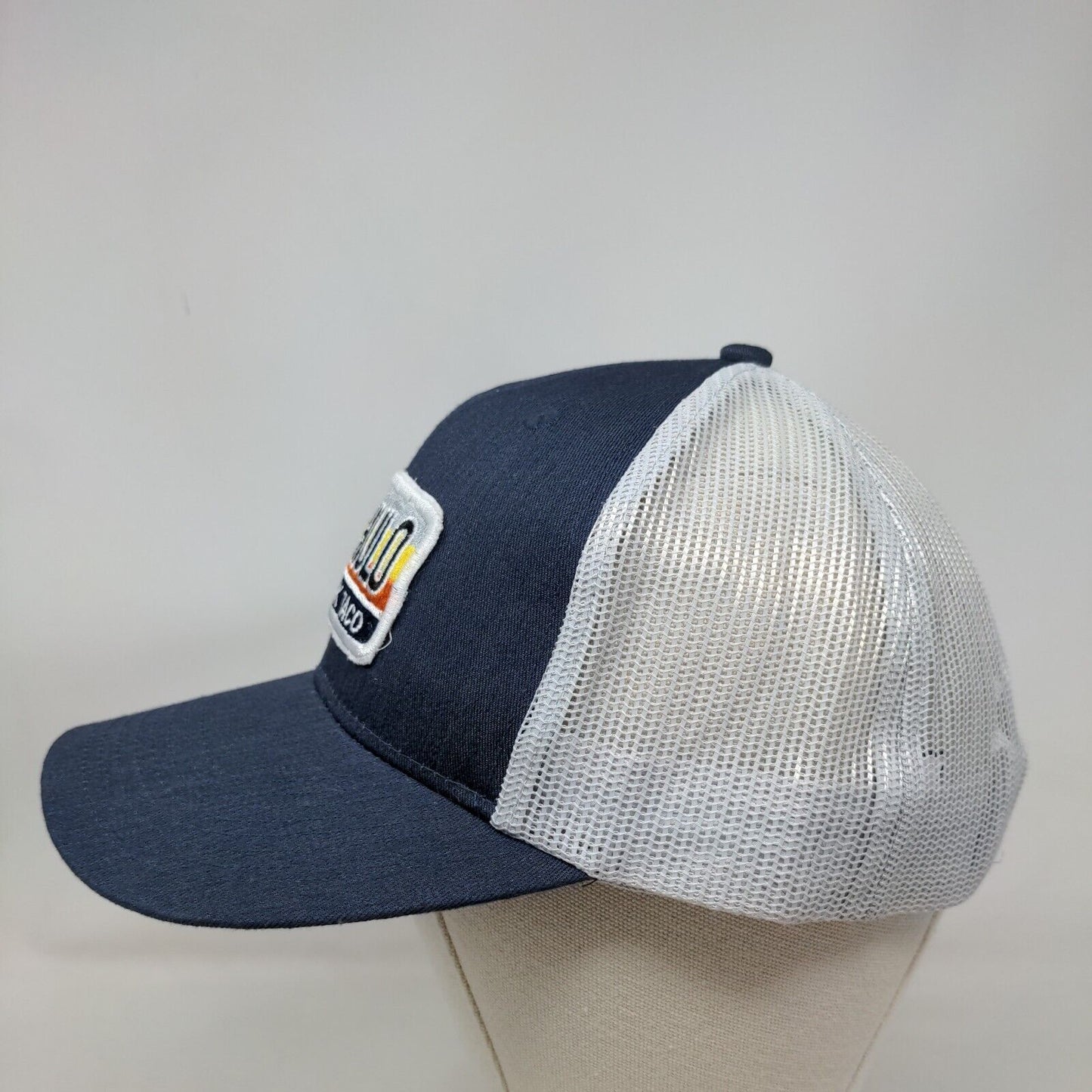 Papichulo Eat Drink Taco Snapback Mesh Back Trucker Hat Blue One Size