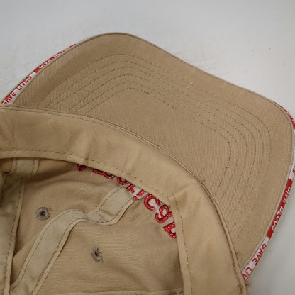 OmniSource American Red Cross Baseball Cap Beige OSFM Flag Give Blood Cotton Hat