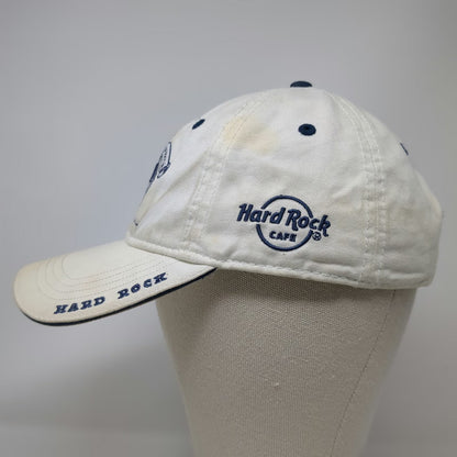 The Game Hard Rock Cafe Memphis 35th Anniversary White Blue OS Baseball Cap Hat