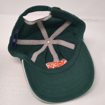 HYP Joes Crab Shack Baseball Cap Green One Size Embroidered Slideback Cotton Hat