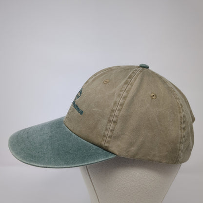 Saint Alphonsus Slideback Hat Multi One Size Colorblock Leather Strap