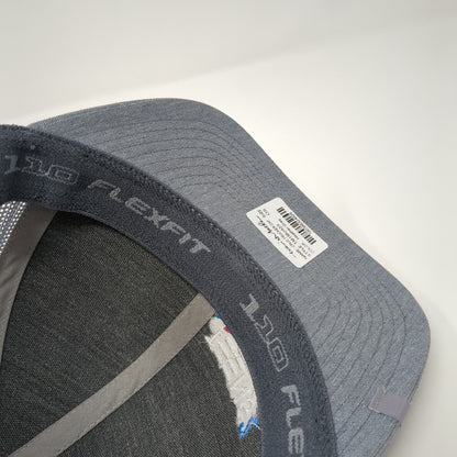 Teens 2 Trades Snapback Mesh Back Trucker Hat Gray One Size Flexfit 110