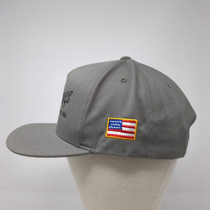 Slixprings Made in USA Since 2008 Snap Back Hat Gray One Size Adjustable Yupoong
