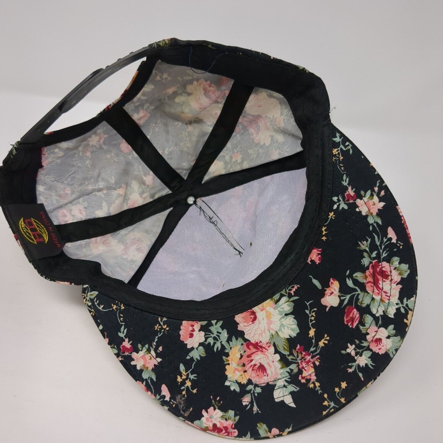 Hater Est 2012 Snapback Hat Multicolor OS Adjustable Floral Print Vented Holes
