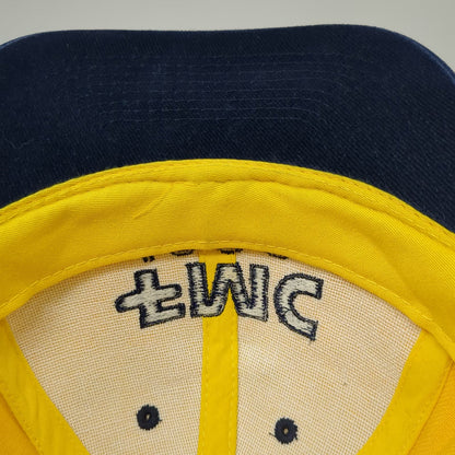 OTTO Baseball Cap Yellow Blue One Size FMC 1999 Embroidered Slideback Strap Hat