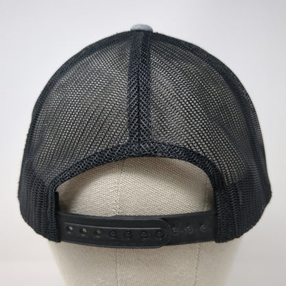 Yupoong Trucker Hat Gray Black OSFM Mesh Snapback Veteran Entrepreneur Alliance