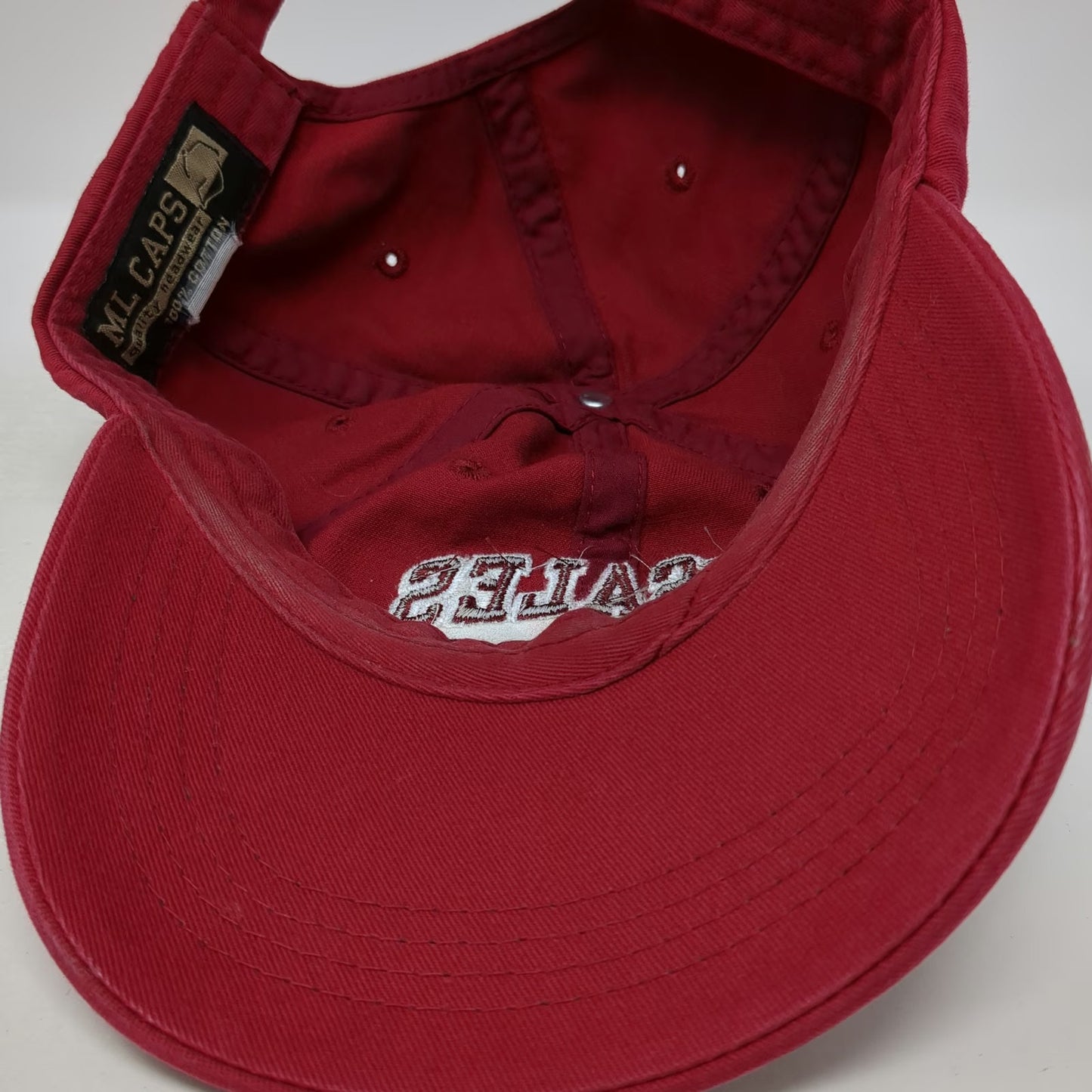 ML Caps DeSales University Baseball Cap Red One Size Slideback Embroidered Hat