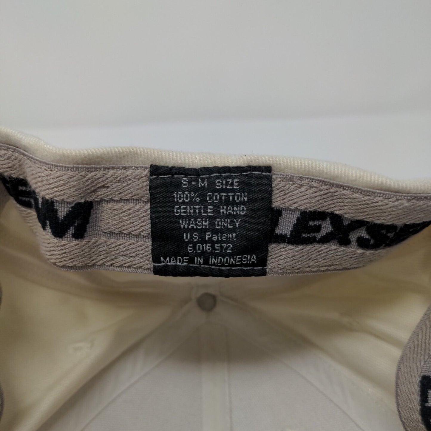 Fibre-Gen Thinking Timber Fitted Hat Cream S-M Embroidered Flexseam