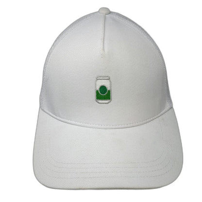 Spindrift Trucker Hat White One Size Mesh Back Snapback Recycled Polyester