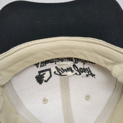 Logo World Trus Joist Beige Black One Size Baseball Cap Hat Weyerhaeuser Flag