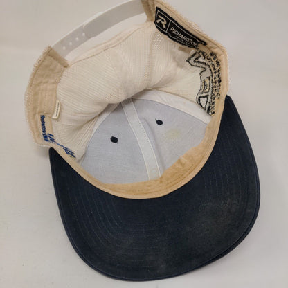 MAY-RHI Hyundai Construction Equipment Mesh Back Trucker Hat Blue One Size