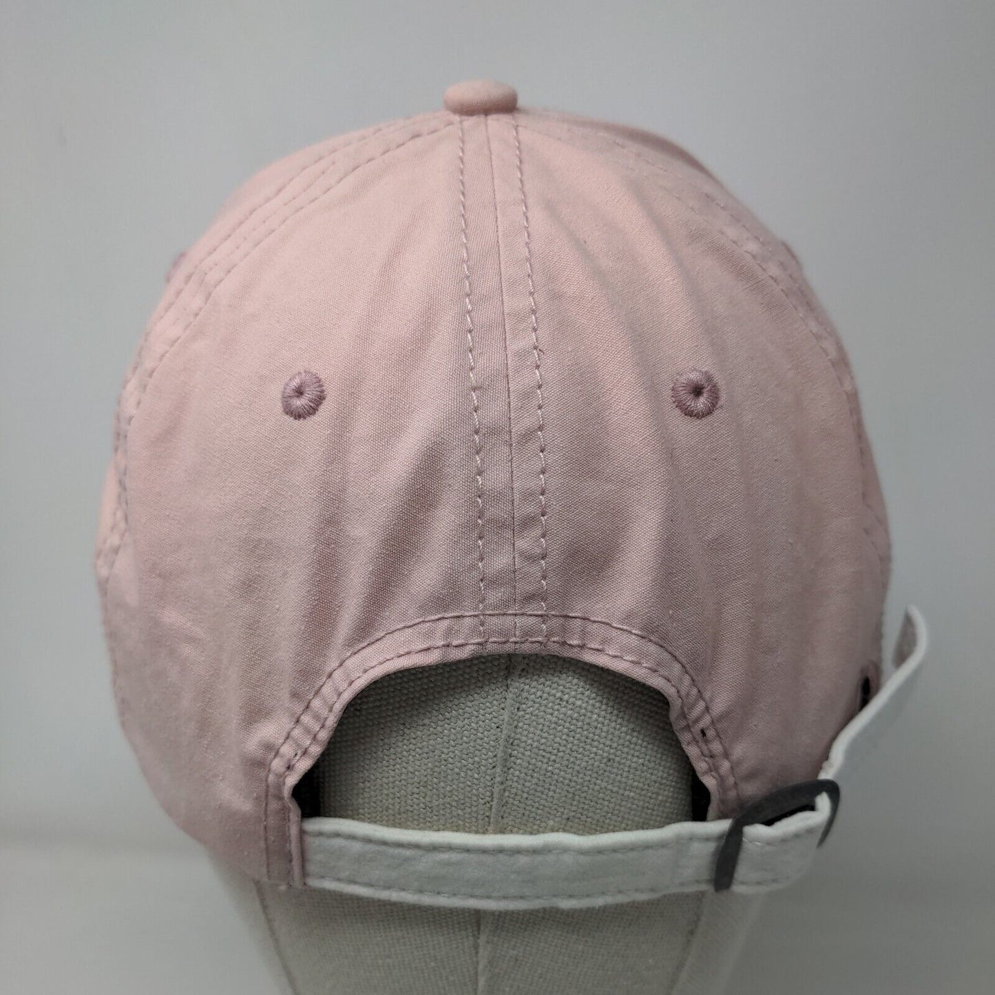 Perry Ellis Slideback Hat Pink OSFA Embroidered Adjustable 6 Panel