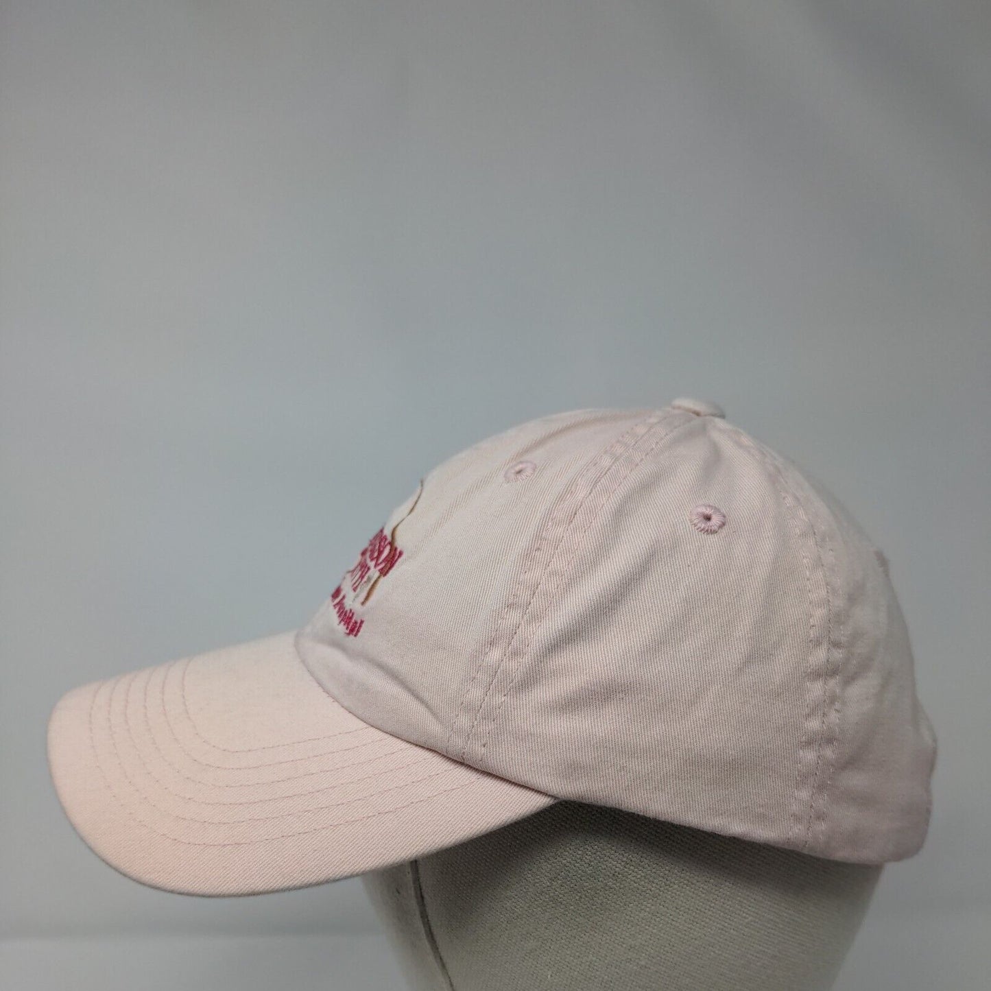 Peterson & Smith Equine Hospital Slideback Hat Pink One Size 6 Panel