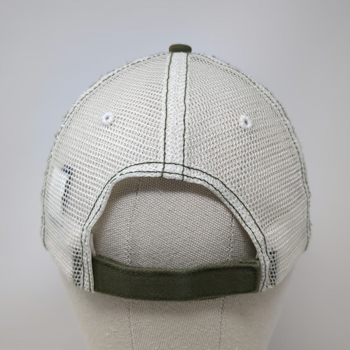 District Baseball Cap Green One Size Sun Ranch Montana Mesh Strapback Hat Stitch
