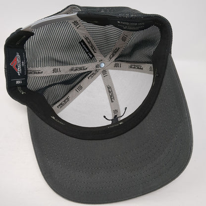 JCSAF Snapback Mesh Back Trucker Hat Gray One Size Pacific Headwear