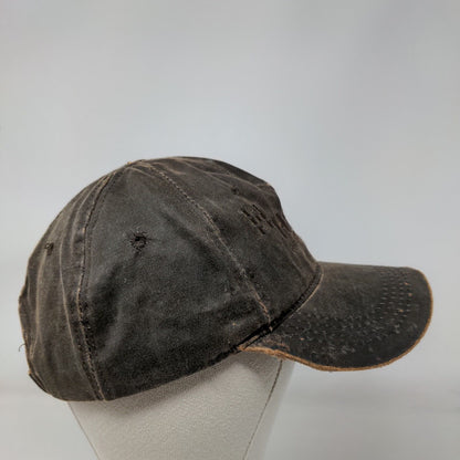 Hanson Heidelberg Cement Group Strapback Hat Brown OSFM Embroidered