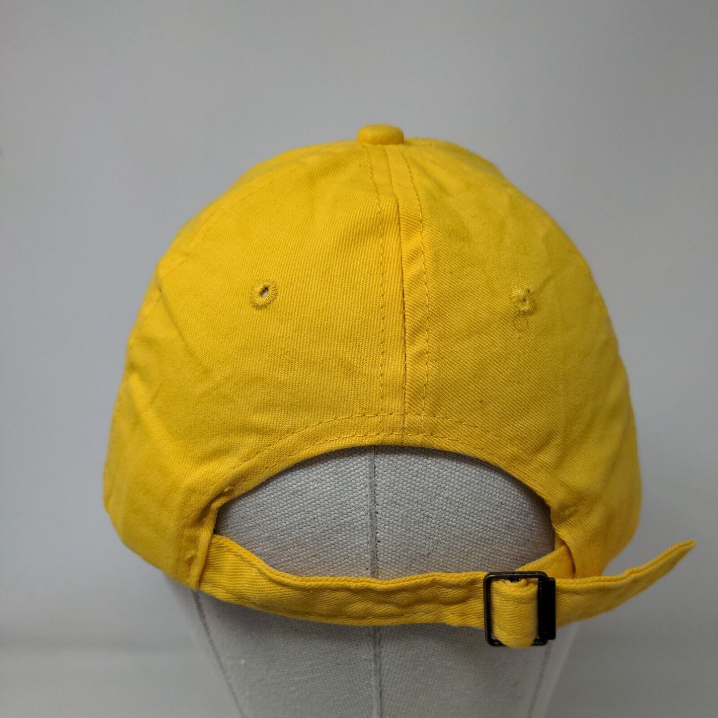 Barena Palm Trees Slideback Hat Yellow One Size Embroidered Adjustable