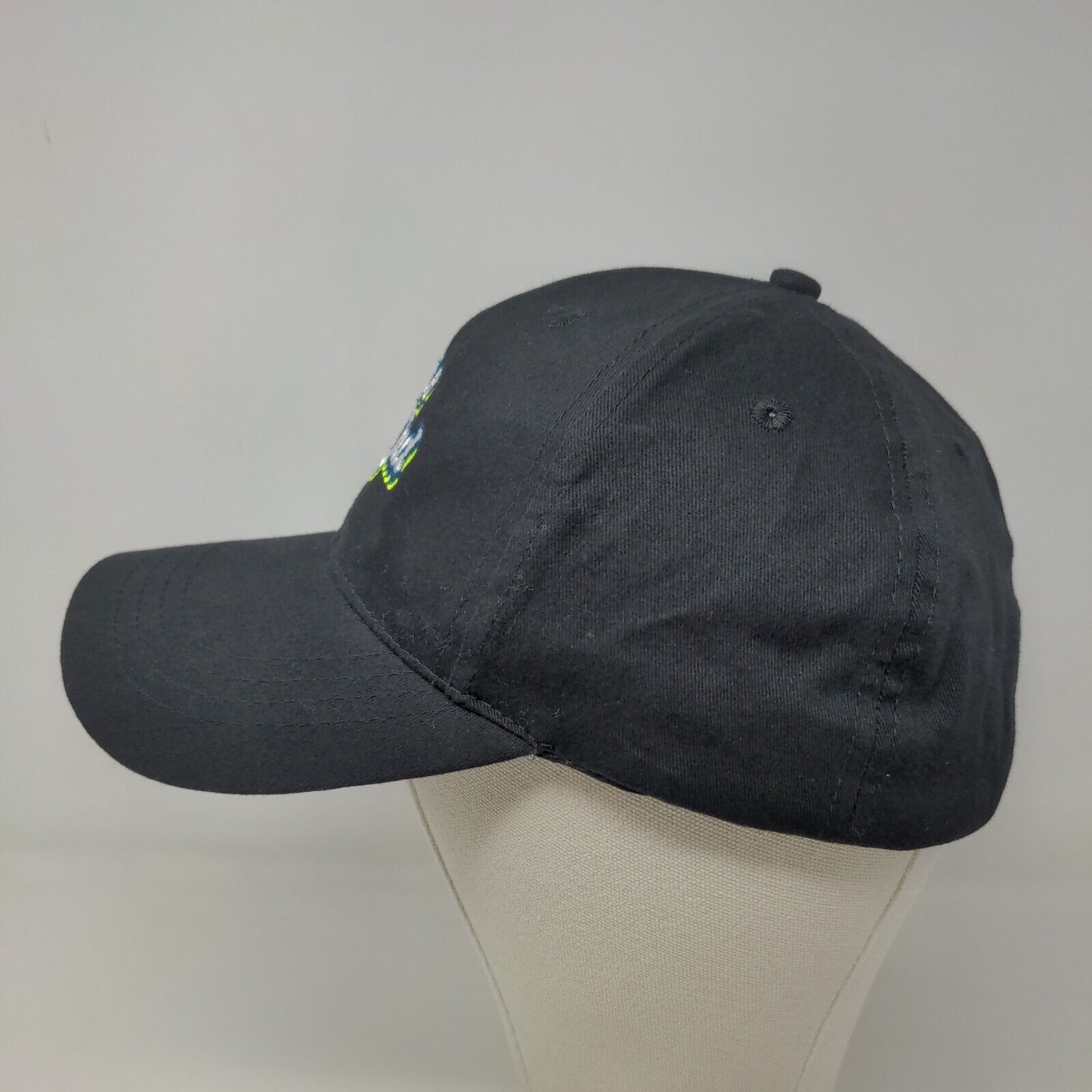 Cap American Men's Strapback Hat Black Adjustable Dope Dad Embroidered Logo