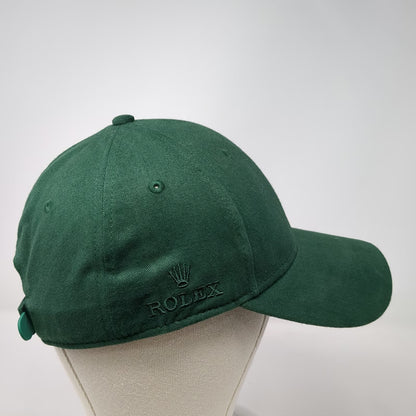 Rolex Baseball Cap Green One Size Logo Crown Slideback Adjustable Strap Hat