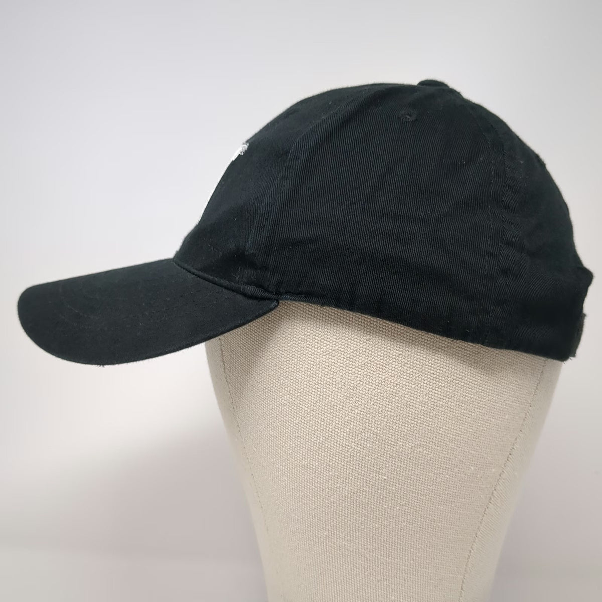 Caterpillar Baseball Cap Black One Size Embroidered Logo Cotton Strapback Hat