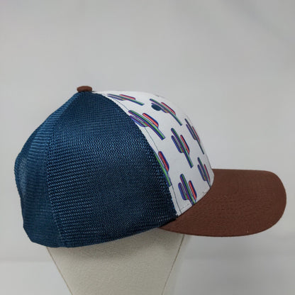 Ariat Cactus Snapback Trucker Hat Multi OSFM Mesh Back Colorblock