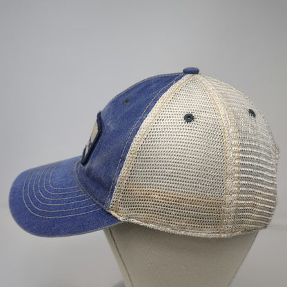Legacy Trucker Hat Blue One Size IdaPac Mesh Snapback Green Underbrim Hat