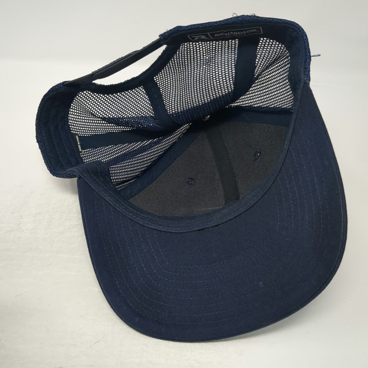 Richardson Trucker Hat Blue OSFM Wyoming Trout Guides Cody Fly Shop Mesh Back