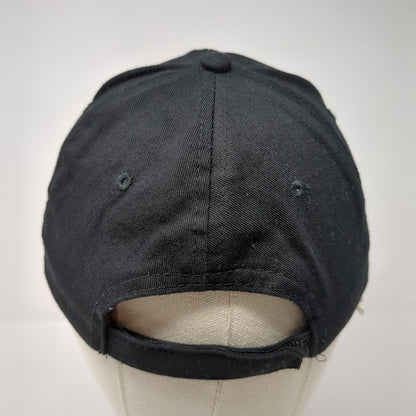 Alaska Strapback Hat Black One Size Adjustable Embroidered 6 Panel