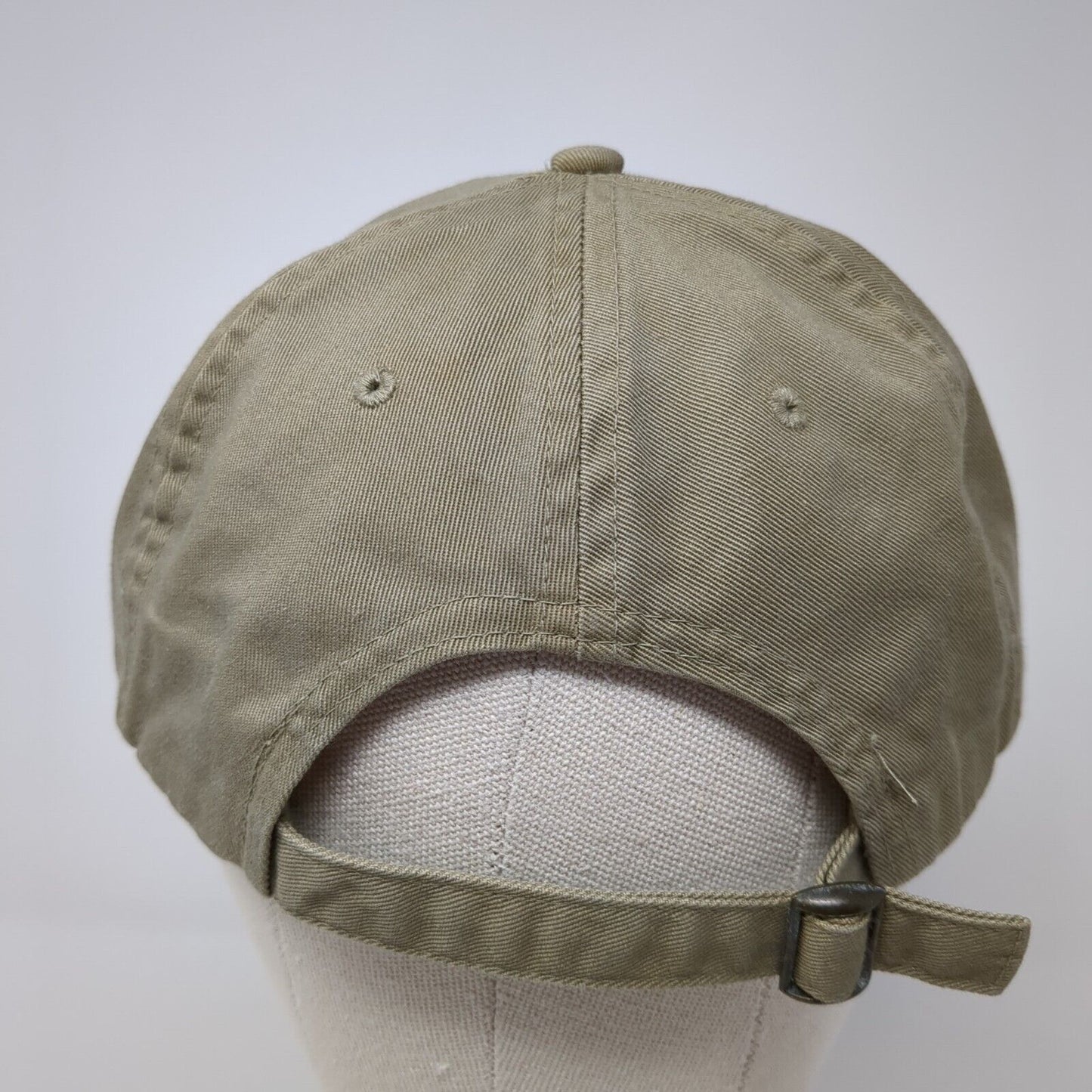 Duluth Trading Company Slideback Hat Tan M/L Adjustable Embroidered Cotton