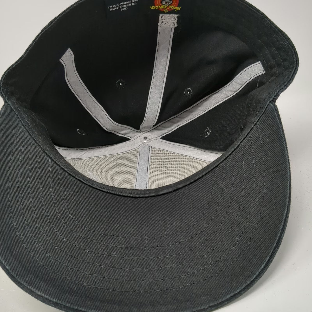 Concept One Marvin the Martian Hat Baseball Cap Black One Size Looney Tunes Eyes