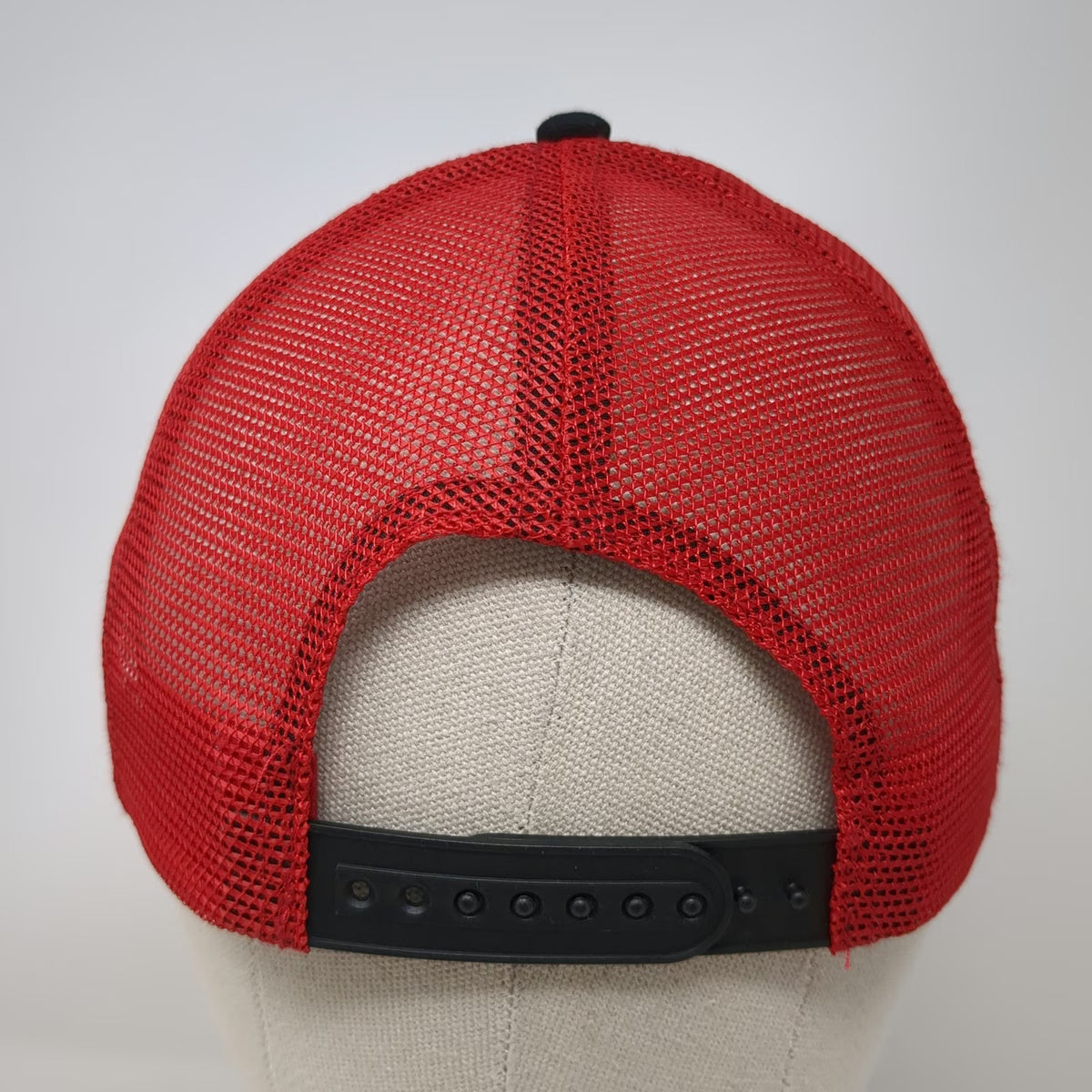 Bamko Costco Wholesale Trucker Hat Black Red One Size Mesh Snapback Patch Logo